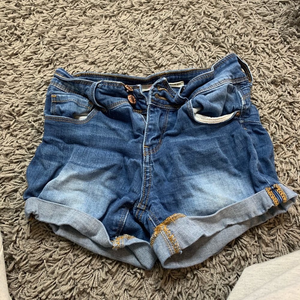 Denim shorts